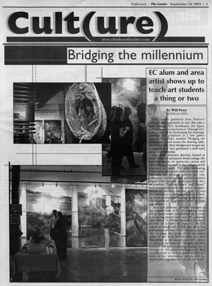 press for leveille exhibit "Bridging the millennium"