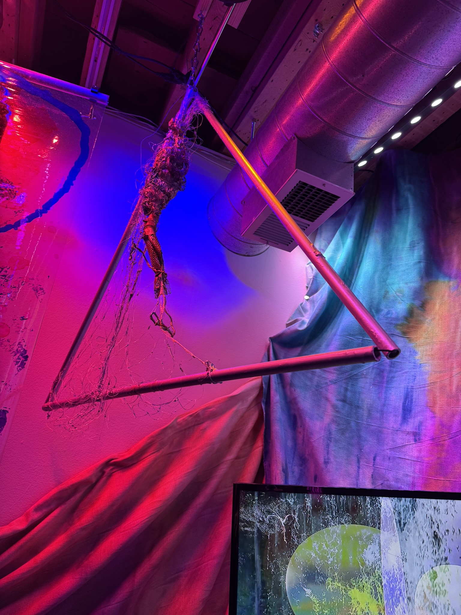 waterfall installation