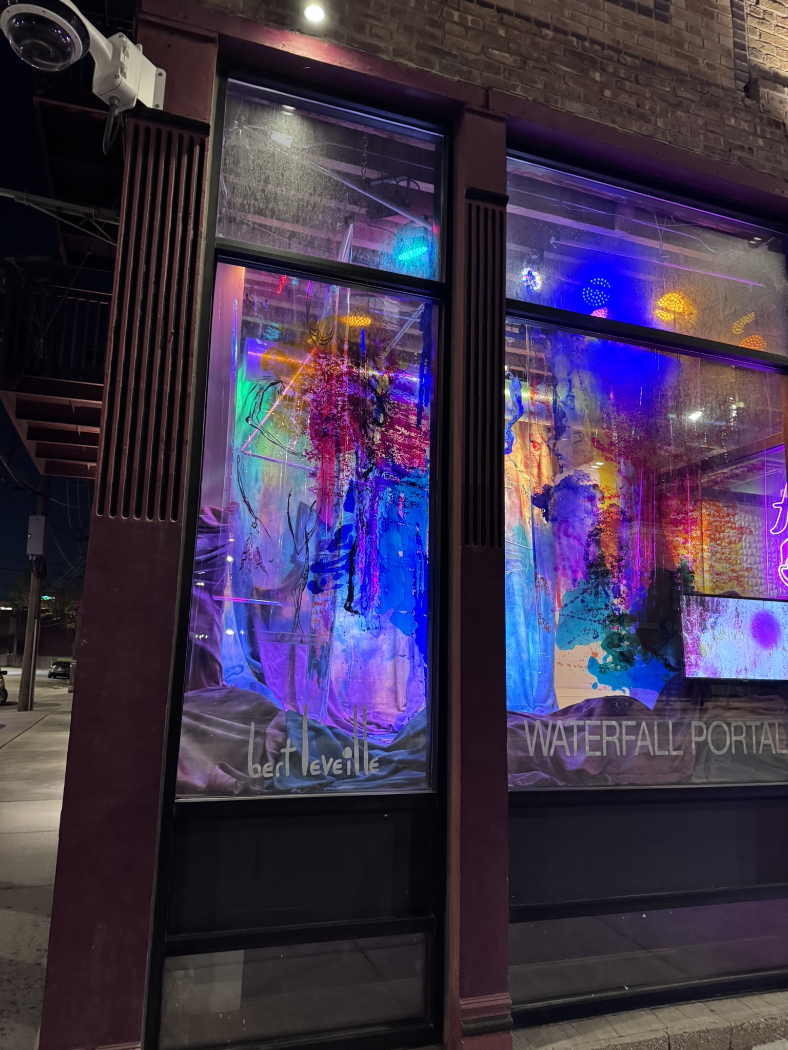 waterfall installation